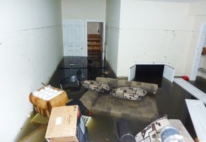 Flooded Basement Debris Removal
